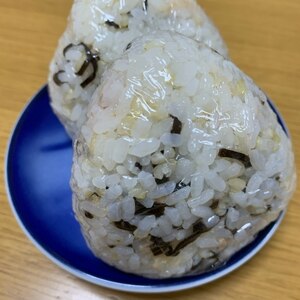 塩昆布ツナ☆おにぎり